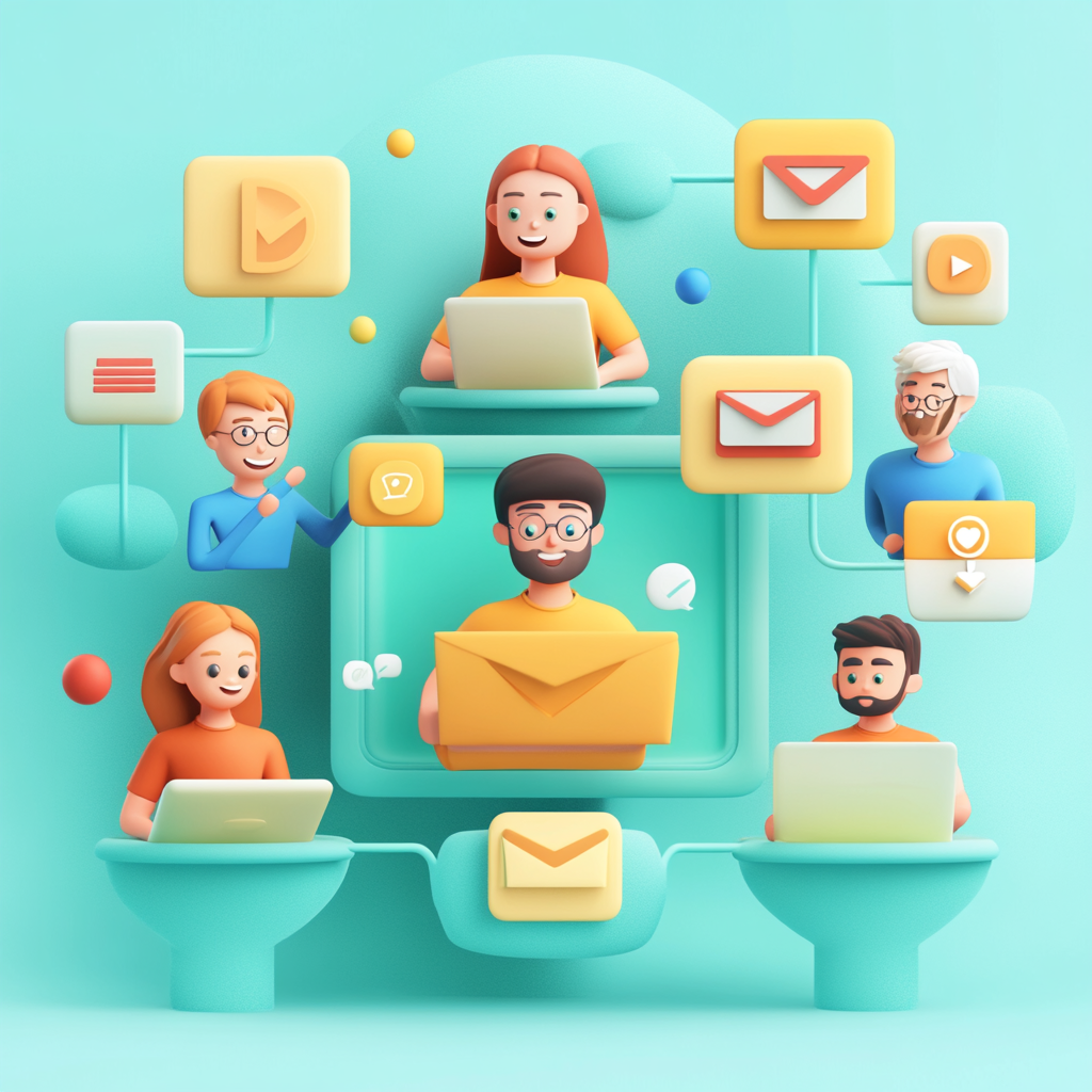 team collaboration with a shared inbox